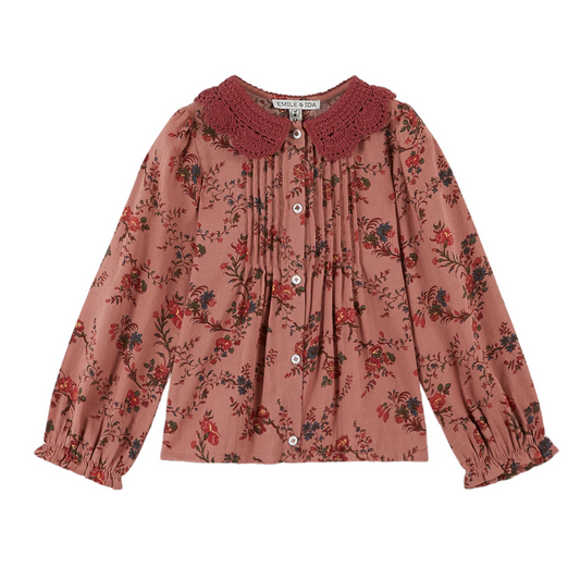 Emile & Ida  Orchid Rose Top